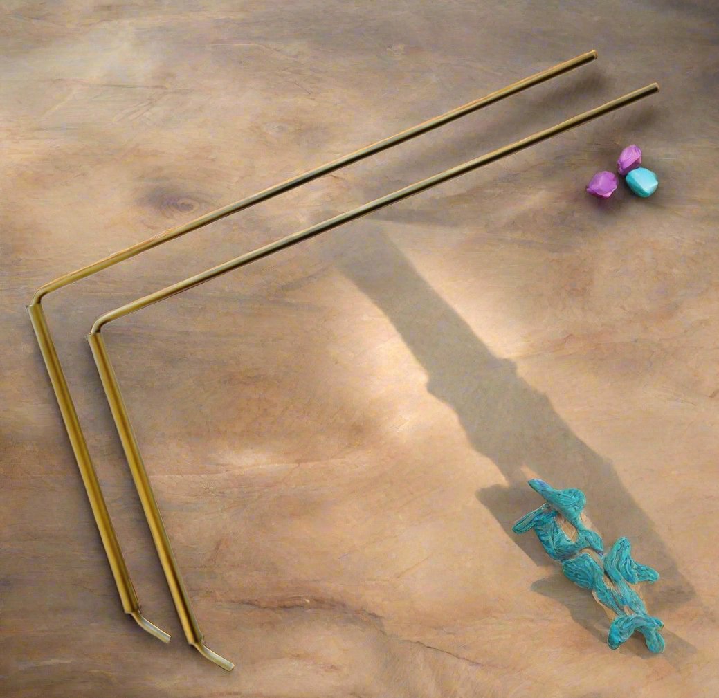 Dowsing / Divining / Spirit Rods 99.9% Copper - 2PCS - Tool for Ghost Hunting, Water / Gemstones / gravesites finding.