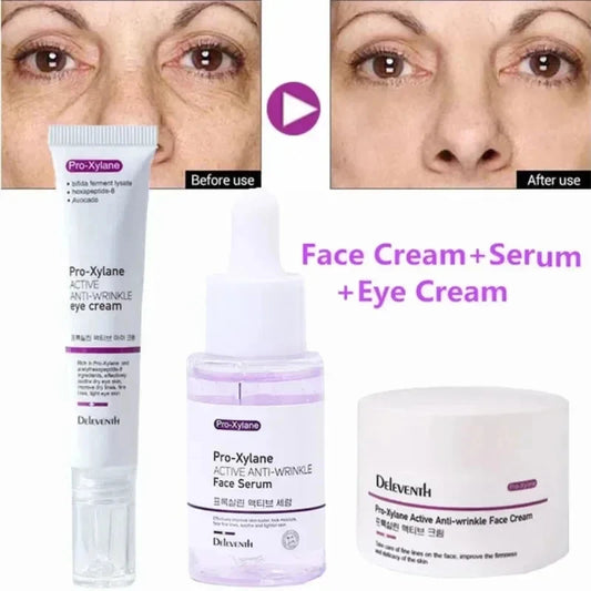 Lifting Firming Face Serum Eye Cream Face Cream Anti-Aging Pro-Xylene Original Essence Fade Fine Lines Whitening Brighten