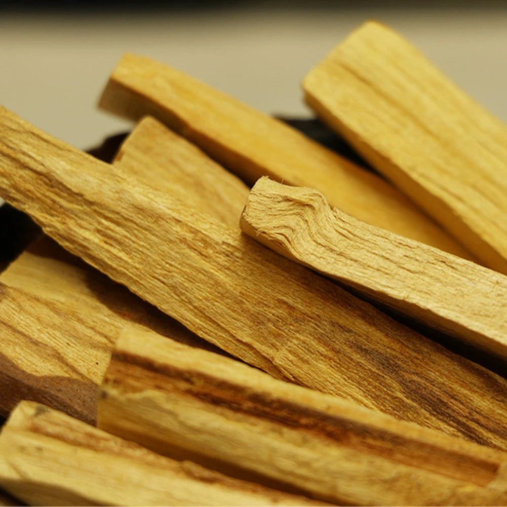 1-80 pcs Palo Santo Natural Incense Sticks - Wooden Smudging Stick - Aromatherapy Burn Wooden Sticks