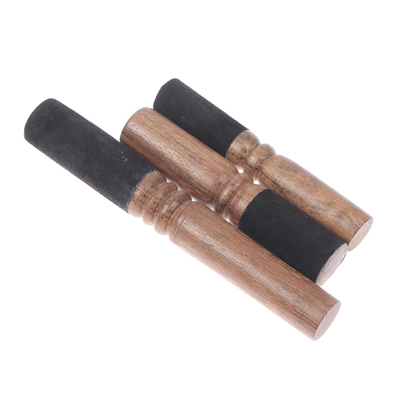 12.5cm 13cm 18cm Handmade -Tibetan Bowl Leather Mallet for Yoga Chanting Meditation