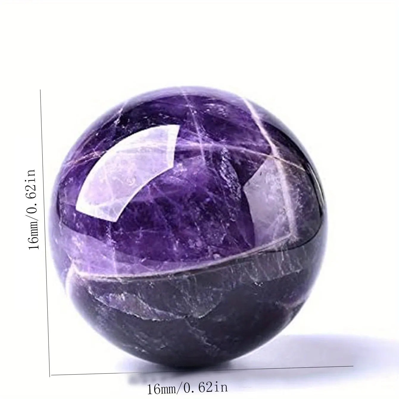 5PCS Natural Amethyst - Healing Crystal - Energy Crystal - Yoga - Gem Ball!