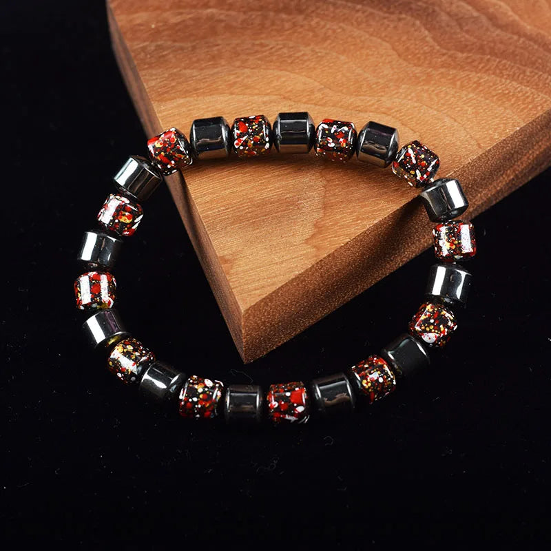 Bohemian Therapeutic - Magnetic Hematite Bracelet - Body Slimming - Loss Weight - Health Care