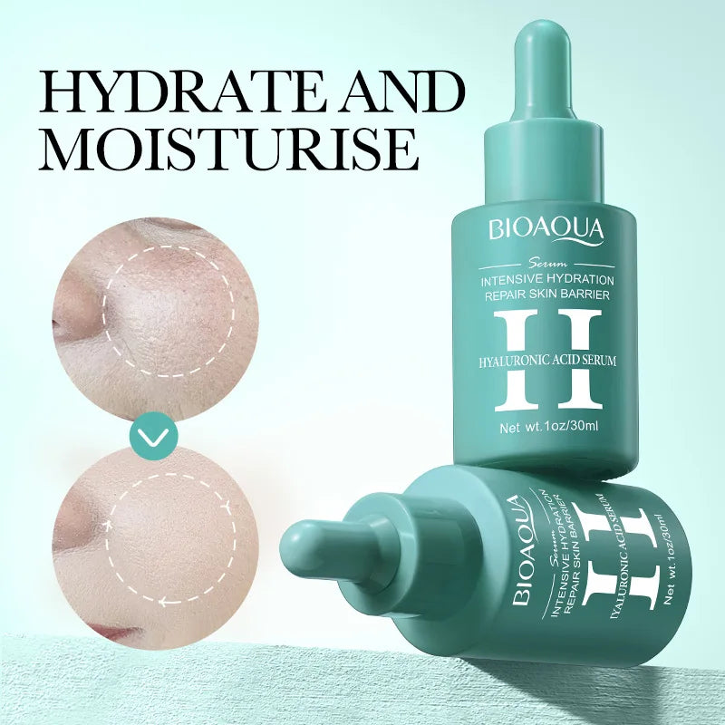 3 pcs BIOAQUA Vitamin C - Retinol Hyaluronic Acid Serum - Face Moisturizing, Firming, Brightening Facial Essence.